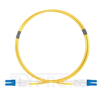 1m (3ft) Grade B LC UPC to LC UPC Duplex Typical 0.12dB IL OS2 Single Mode LSZH 2.0mm BIF Fiber Optic Patch Cable