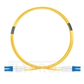 Image de 2m Jarretière Optique BIF LC UPC vers LC UPC Duplex OS2 Monomode LSZH 2,0mm Grade B, IL Typique de 0,12dB
