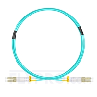 2m Jarretière Optique BIF LC UPC vers LC UPC Duplex OM4 Multimode LSZH 2,0mm, IL de 0,15dB