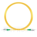 Picture of 10M（33ft）1550nm FC APC Simplex Slow Axis Single Mode PVC-3.0mm (OFNR) 3.0mm Polarization Maintaining Fiber Optic Patch Cable