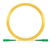 Image de 15M（49ft）1550nm SC APC Simplex Slow Axis Single Mode PVC-3.0mm (OFNR) 3.0mm Polarization Maintaining Fiber Optic Patch Cable