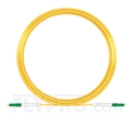 Image de 15M（49ft）1550nm LC APC Simplex Slow Axis Single Mode PVC-3.0mm (OFNR) 3.0mm Polarization Maintaining Fiber Optic Patch Cable