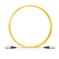 1M（3ft）1550nm FC UPC Simplex Slow Axis Single Mode PVC-3.0mm (OFNR) 3.0mm Polarization Maintaining Fiber Optic Patch Cable