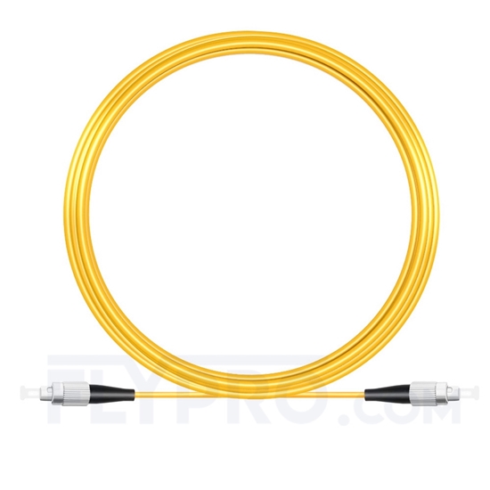 Bild von 15M（49ft）1550nm FC UPC Simplex Slow Axis Single Mode PVC-3.0mm (OFNR) 3.0mm Polarization Maintaining Fiber Optic Patch Cable