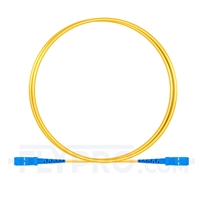 1M（3ft）1550nm SC UPC Simplex Slow Axis Single Mode PVC-3.0mm (OFNR) 3.0mm Polarization Maintaining Fiber Optic Patch Cable
