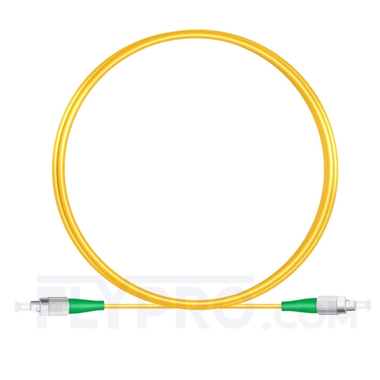 Bild von 3M（10ft）1310nm FC APC Simplex Slow Axis Single Mode PVC-3.0mm (OFNR) 3.0mm Polarization Maintaining Fiber Optic Patch Cable