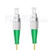 Bild von 15M（49ft）1310nm FC APC Simplex Slow Axis Single Mode PVC-3.0mm (OFNR) 3.0mm Polarization Maintaining Fiber Optic Patch Cable