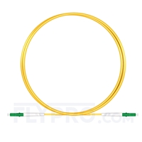 1M（3ft）1310nm LC APC Simplex Slow Axis Single Mode PVC-3.0mm (OFNR) 3.0mm Polarization Maintaining Fiber Optic Patch Cable