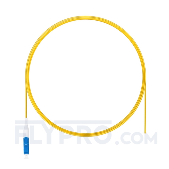 Bild von LWL-Pigtail, Simplex LC UPC Stecker, OS2 Singlemode - 0,9mm PVC (OFNR) 2m (7ft)