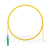 2m (7ft) LC APC Simplex OS2 Single Mode PVC (OFNR) 0.9mm Fiber Optic Pigtail