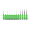 Image de 1m Pigtail à Fibre Optique à Code Couleur SC APC 12 Fibres OS2 Monomode, Sans Gaine