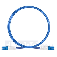 5m Câble Armé Acier LC UPC vers LC UPC Duplex OS2 Monomode PVC (OFNR) 3,0mm