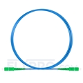 Picture of 1m (3ft) SC APC to SC APC Simplex OS2 Single Mode Armored PVC (OFNR) 3.0mm Fiber Optic Patch Cable