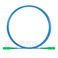 Image de 3m Câble Armé Acier SC APC vers SC APC Simplex OS2 Monomode PVC (OFNR) 3,0mm