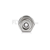 Picture of ST/UPC to ST/UPC Simplex Single Mode Metal Fiber Optic Adapter/Mating Sleeve without Flange