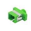 Picture of FC/APC to SC/APC Hybrid Simplex Single Mode Plastic Fiber Optic Adapter/Mating Sleeve, Female to Female