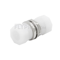FC/UPC to FC/UPC Simplex Single Mode/Multimode Metal Small D Fiber Optic Adapter/Mating Sleeve without Flange
