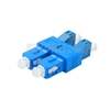 Bild von LC/UPC Buchse auf SC/UPC Stecker Duplex Singlemode LWL-Adapter aus Kunststoff