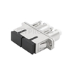 Picture of LC-SC Hybrid Duplex SM/MM Metal Fiber Optic Adapter/Mating Sleeve, Female to Female