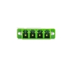 Picture of LC/APC to LC/APC Quad Single Mode Plastic Fiber Optic Adapter/Mating Sleeve with Flange