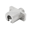 Picture of FC to LC Hybrid Simplex Metal Fiber Optic Adapter/Mating Sleeve, Female to Female