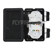 Image de Personnalisation de Boîtier En Ligne de Protection d'Épissure par Fusion à Fibre Optique, 4 Entrées-4 Sorties