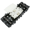 Image de Personnalisation de Boîtier En Ligne de Protection d'Épissure par Fusion à Fibre Optique, 3 Entrées-3 Sorties